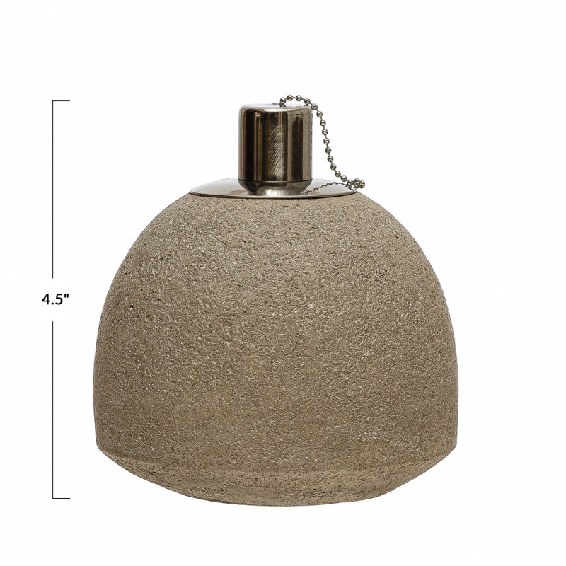 Lampe à huile en grès