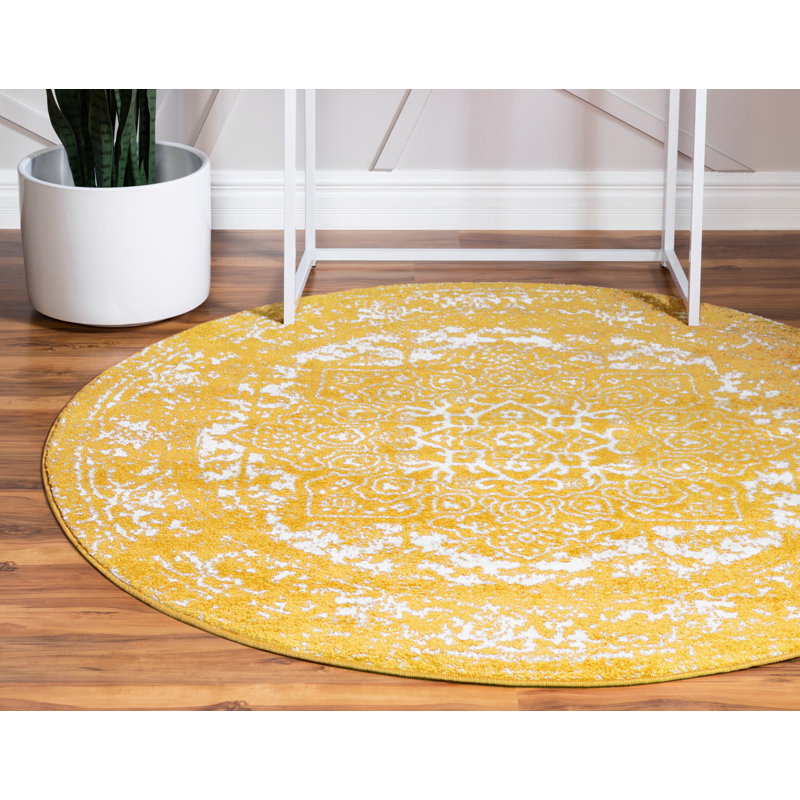 Oriental Area Rug, Round 99cm