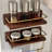 Wall-Mounted Walnut Kitchen Organizer-1280248614