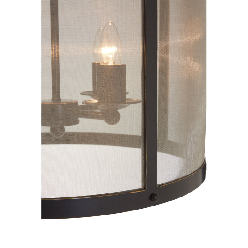 Sandlewood 3 - Light Drum Chandelier