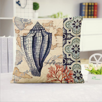 (Covers Only) Set of 2 Sea Lives Throw Pillow Covers