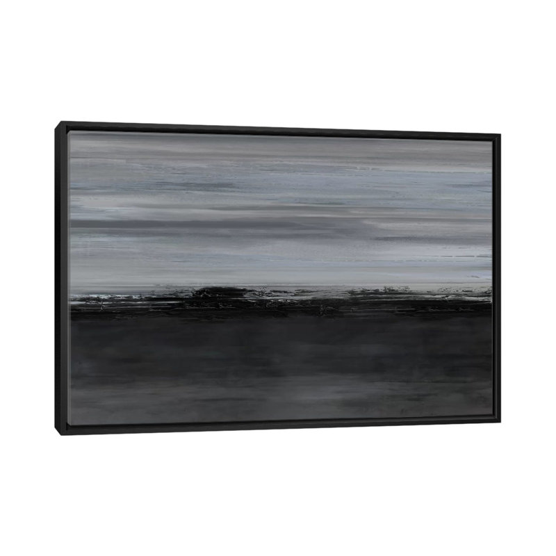 Night By Night by Rachel Springer - Gallery-Wrapped Canvas Giclée, 40" H x 60" W x 1.5" D, Black Framed Canvas, No Mat