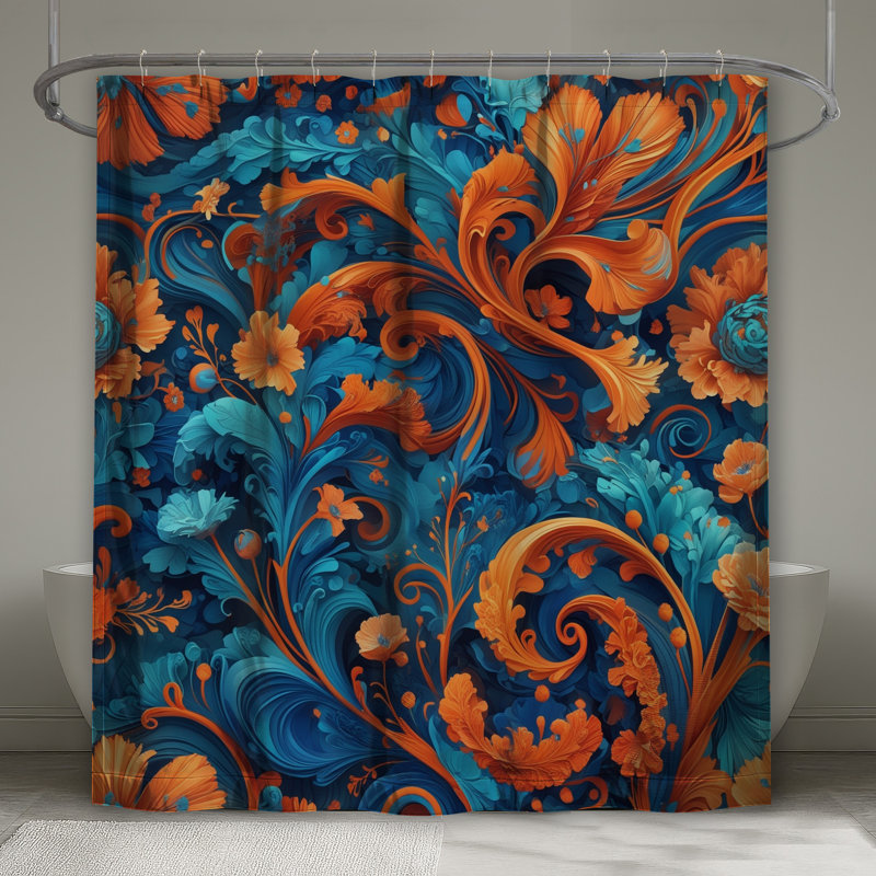 Rideaux de douche Ornate, 70in W x 72in H