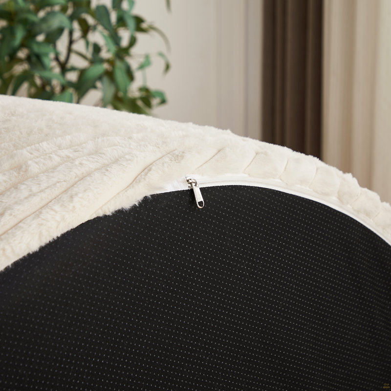 Fauteuil-lit moelleux moderne en velours côtelé 50 po, sans assemblage requis