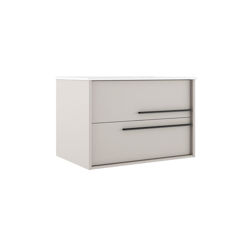 Meuble-lavabo de salle de bain Collection AQUA par DAX, L 40 po, Beige