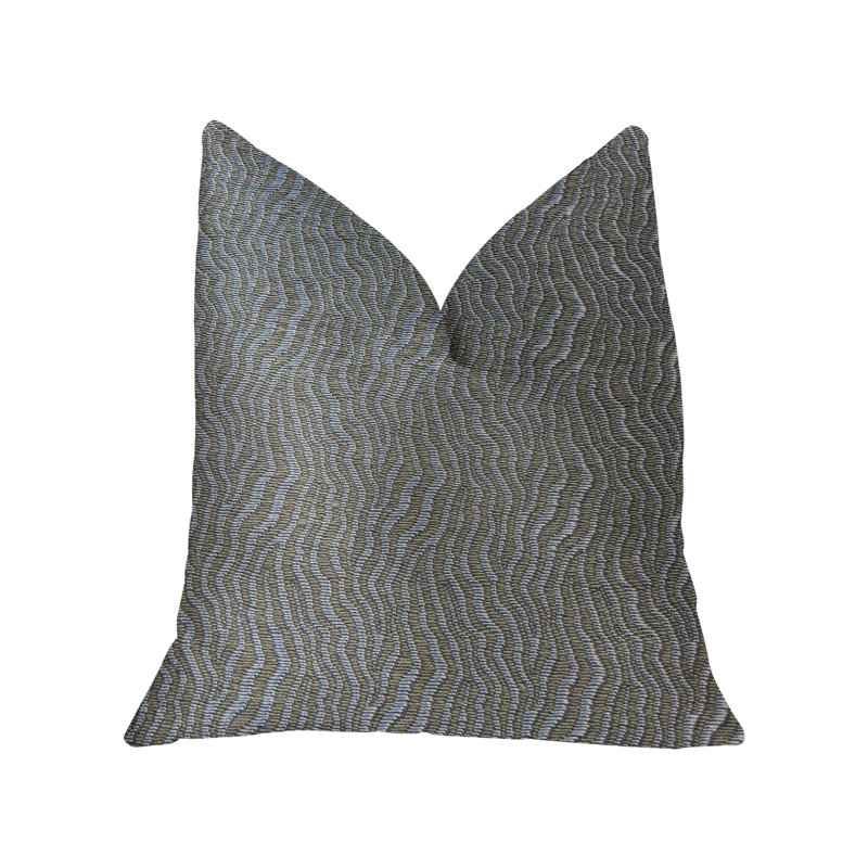 Dusky Veined Abstract Throw Pillow, 18" x 18"