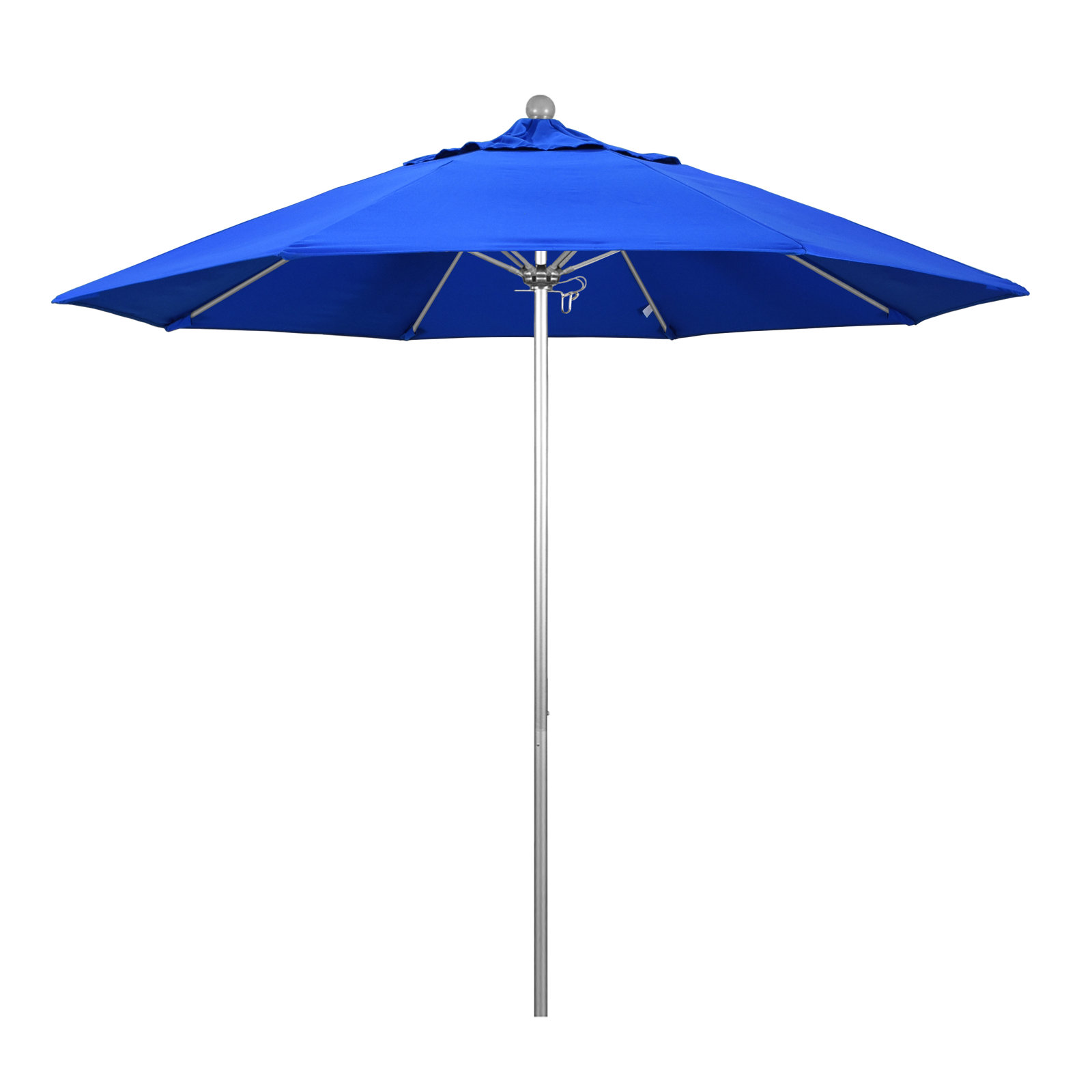 Hibo 108'' Sunbrella® Outdoor Umbrella, Canvas Pacific Blue Sunbrella® Canvas