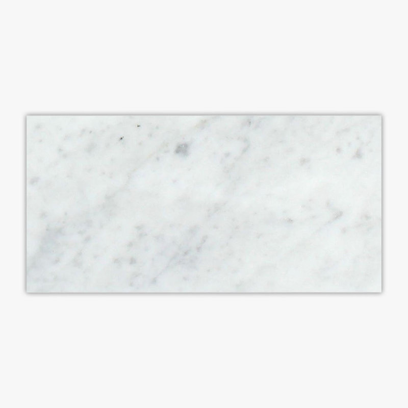 Carreau de marbre 18 po x 36 po Calacatta Bellini