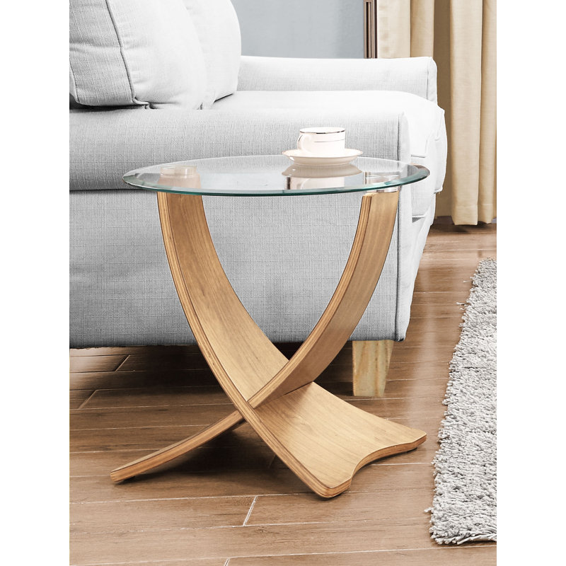 Benedetto Cross Legs End Table