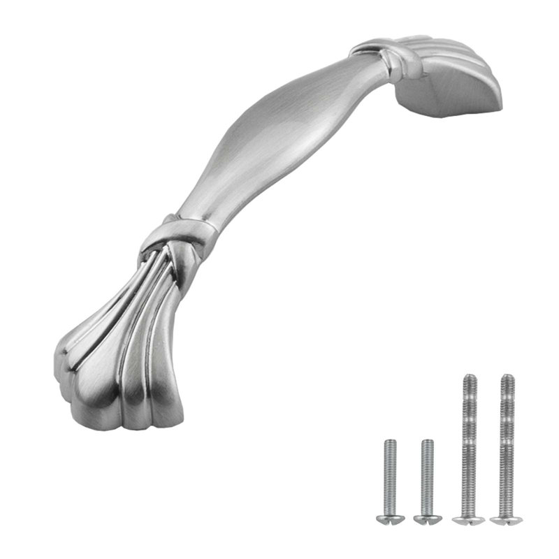 Ensemble de poignées arquées 3 3/4 po, Nickel brossé