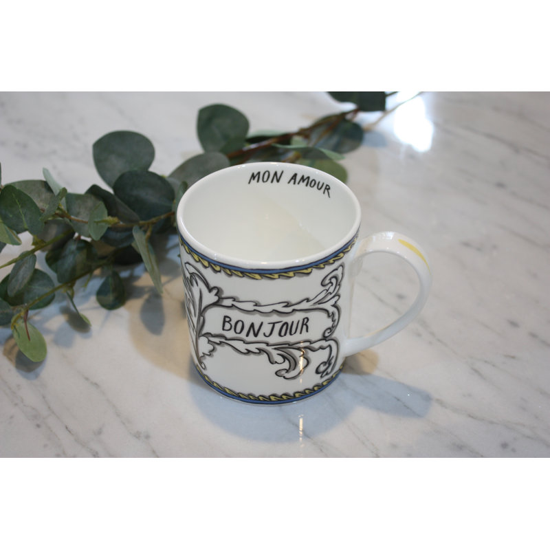 Mon Amour Bone China Coffee Mug