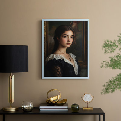 WOMEN Series CL XXXVII - reproduction encadrée de qualité supérieure - prête à être accrochée - aucun clou requis