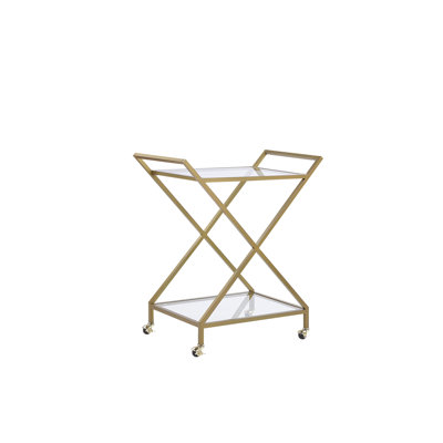 Bodnar Metal Bar Cart