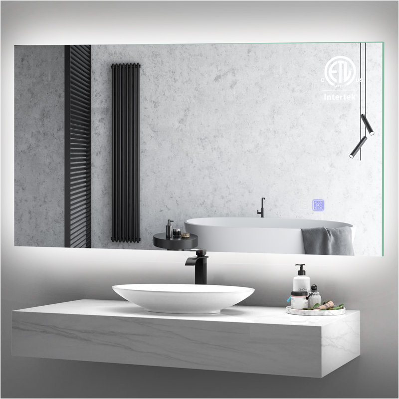 Miroir de salle de bain Caellum, H 71,93 po x l 35,98 po