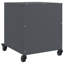 Anadalay 36 cm W Steel Bedside Table-905989313