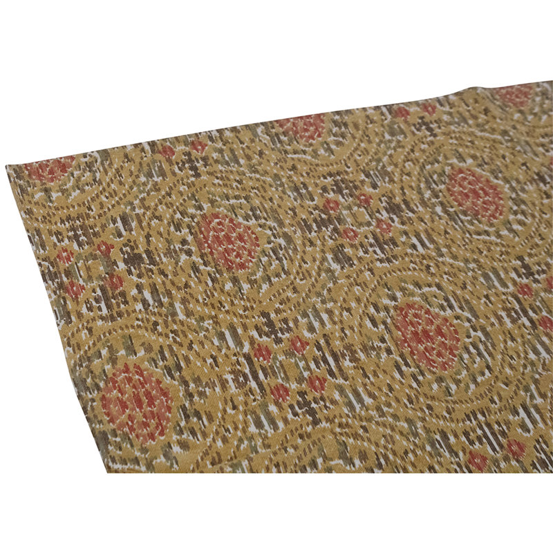 Tapis rectangulaire en laine à tissage plat