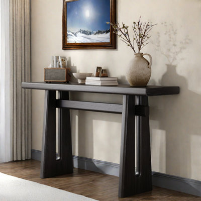 Elegant Console Table With Geometric Silhouette