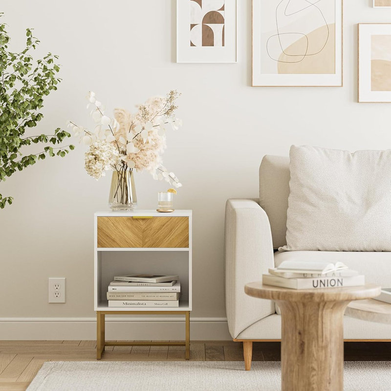Table de chevet, table de chevet Boho