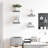 Wall Shelf  Wall Mounted Display Shelf for Photo Frame Set of 4-2102541640-2135169293