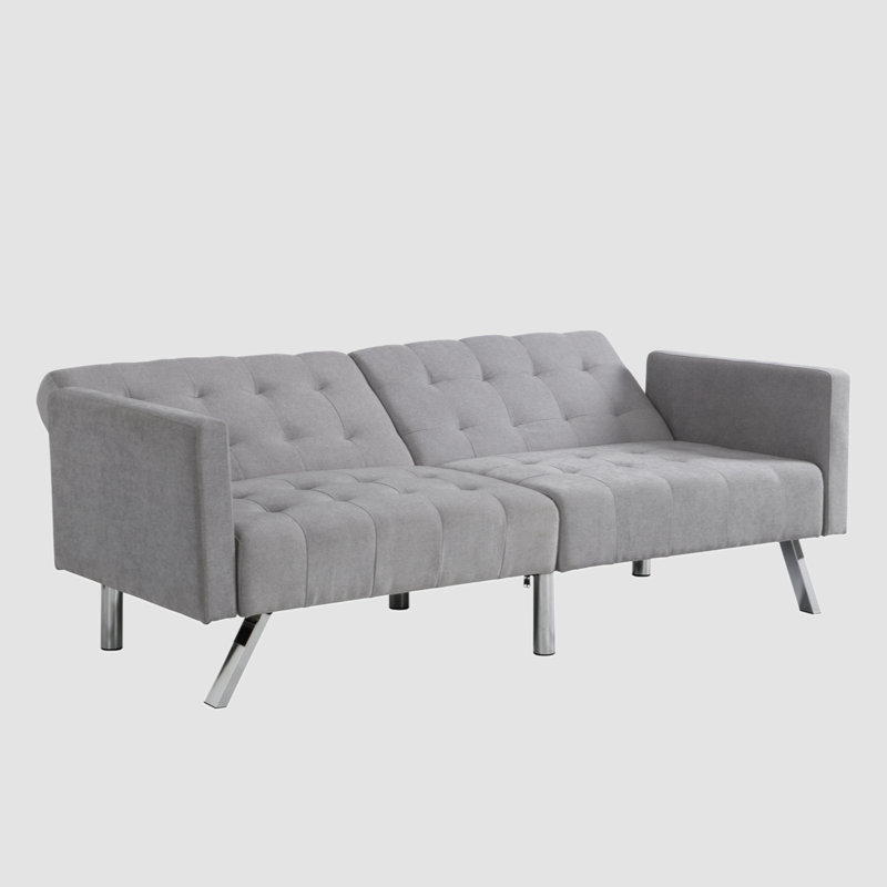 Canapé-lit, Lin Texana gris clair