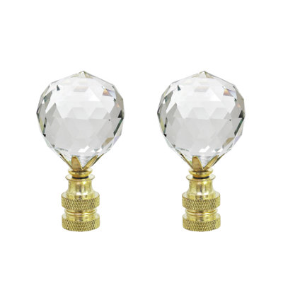 Faceted Crystal Lamp Finial