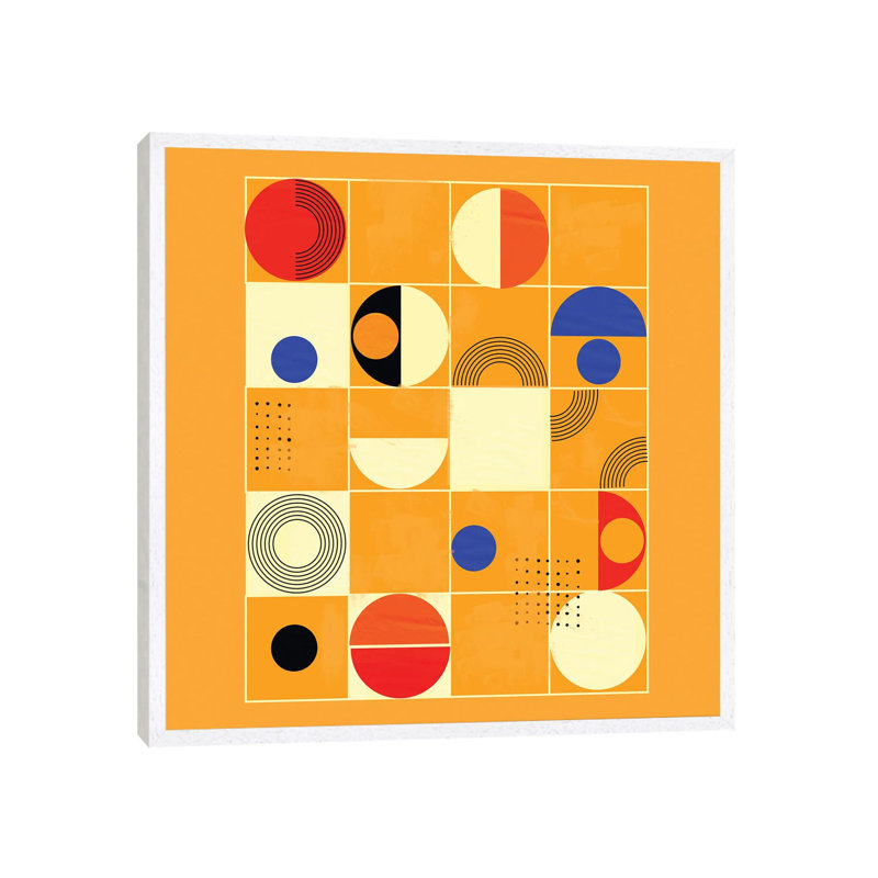 Mid Century Abstract III by Show Me Mars - Gallery-Wrapped Canvas Giclée on Canvas, White Framed, 66.04 cm H x 66.04 cm W