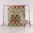 Orange Themed Multi-Colored Abstract Zig-Zag Patterned Creative Modern Decorative Rug-1025191082