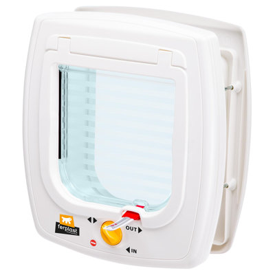 Ferplast Cat Door Swing 5 Universal Pet Door for Interior & Exterior Use