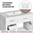 30" Bathroom Vanity With Ceramic Sink,three Soft Close Drawers-1559029875