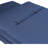 Navy Blue Chaise Lounge Back Cushion And Seat Cushion, 2Pcs , , High Resilience Sponge, Removable Zipper Covers, Easy To Clean Replacement, Blue, Cloth, Fade , Resilient Sponge Padding-556613162