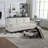 Chenille Sectional Sofa with side pocket,2 cup holders-833104292