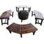 Ardoin Fir/Pine Outdoor Bench
