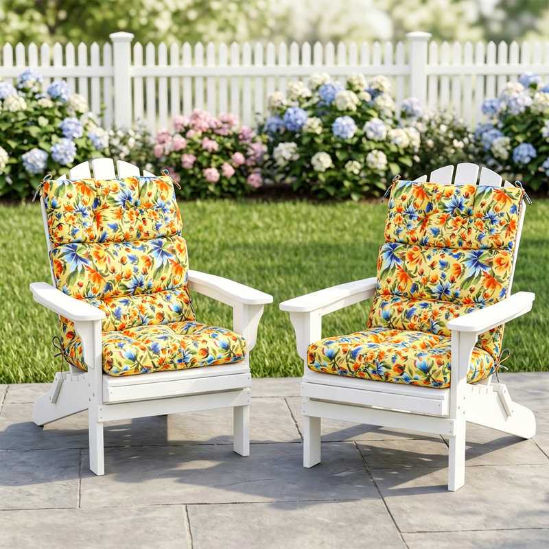 Indoor/Outdoor Seat/Back Cushion, Floral