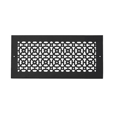  AIR RETURN 6"x14" Duct Opening | Heavy Cast Aluminum Air Grille (8"x16" Overall) | Powder Coated