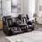 76.7'' Faux Leather Reclining Sofa-90843474