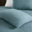 Courtepointe bleu sarcelle double / grand - 3 pièces, tissu en microfibre, rembourré de coton, conception réversible, piquage à point, idéal pour une utilisation à l'année, avec 2 taies décoratives, pièce en microfibre, rembourrage, réversible, literie-124253774