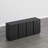 63''W Modern Fluted Sideboard with Adjustable Shelves-126677797