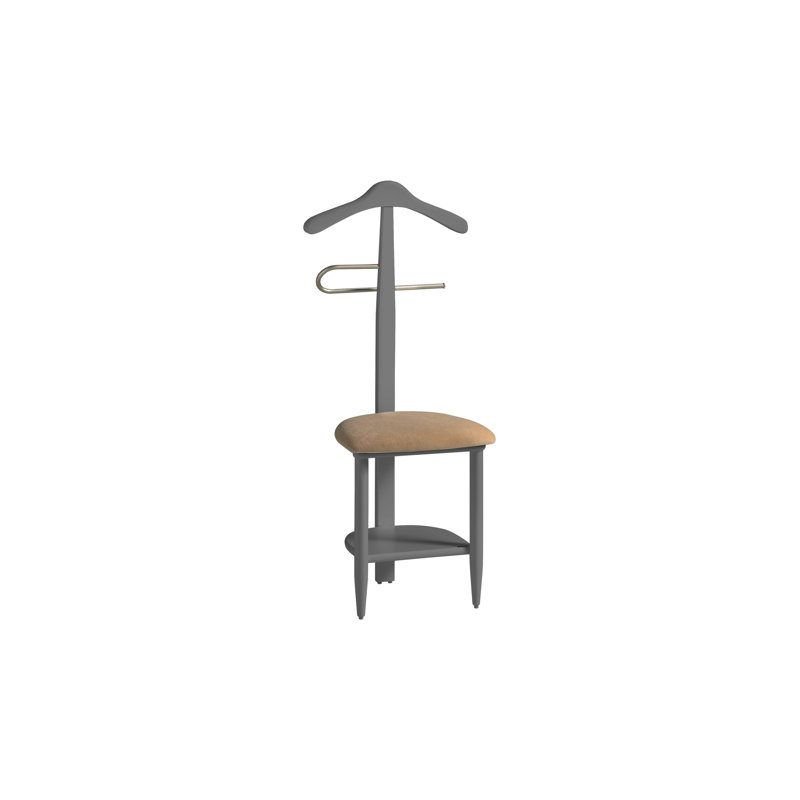 Freestanding Valet Stand, Grey