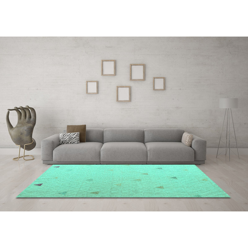 Washable Geometric Indoor Rug, Rectangle 2' x 3'