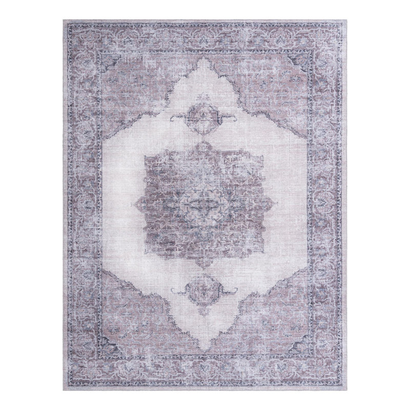 Hazley Chenille Oriental Indoor Rug, Rectangle 9'2" x 12'