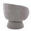 Chaise d'appoint pivotante en tissu-1450942771