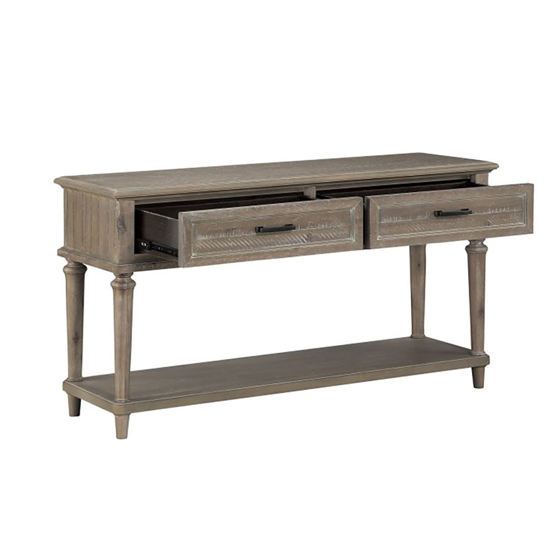 Table de canapé Nayele, Bois flottant / brun clair