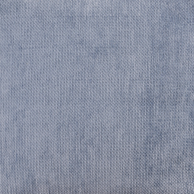 Repose-pieds Ines, Chenille bleu spa