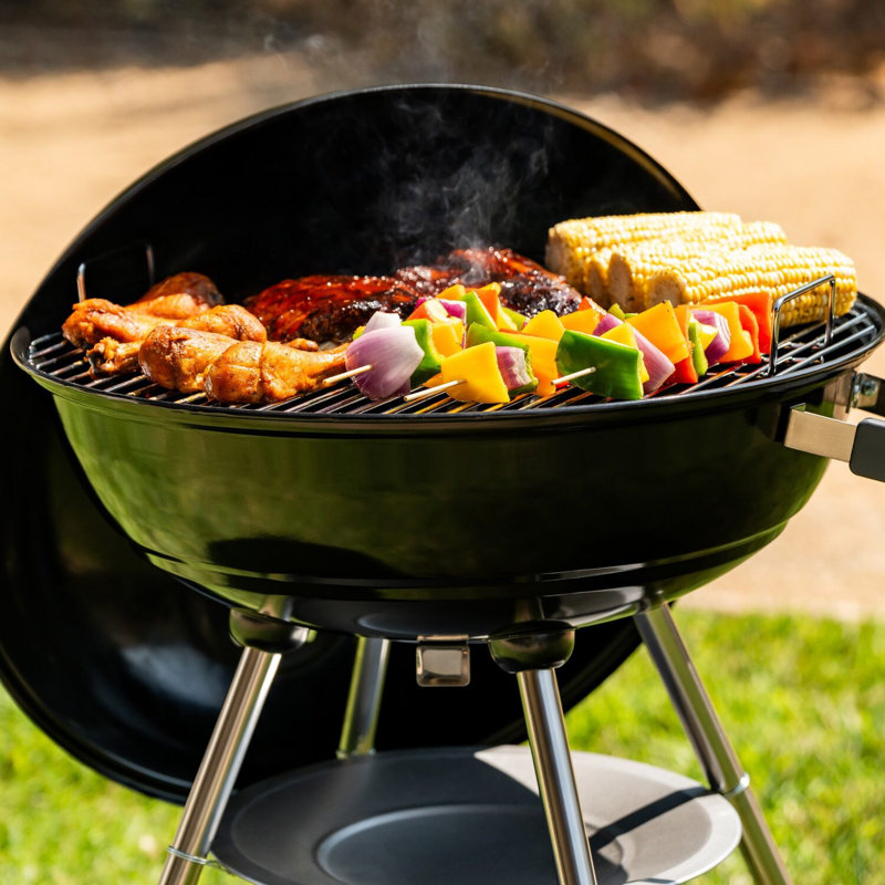 Megamaster 22'' Compact Kettle Charcoal Grill