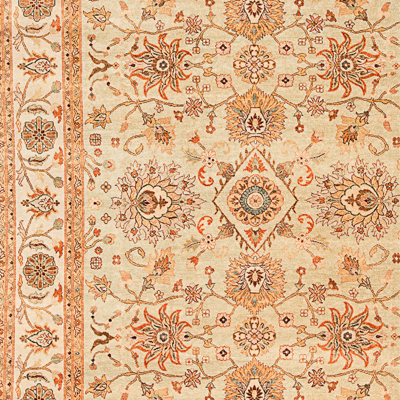 One-of-a-Kind 8'8" X 11'10" Hand Knotted Area Rug