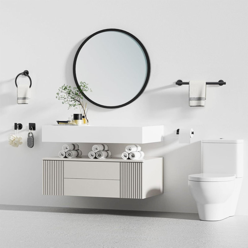 Ensemble d'accessoires de quincaillerie pour salle de bain 14 pièces