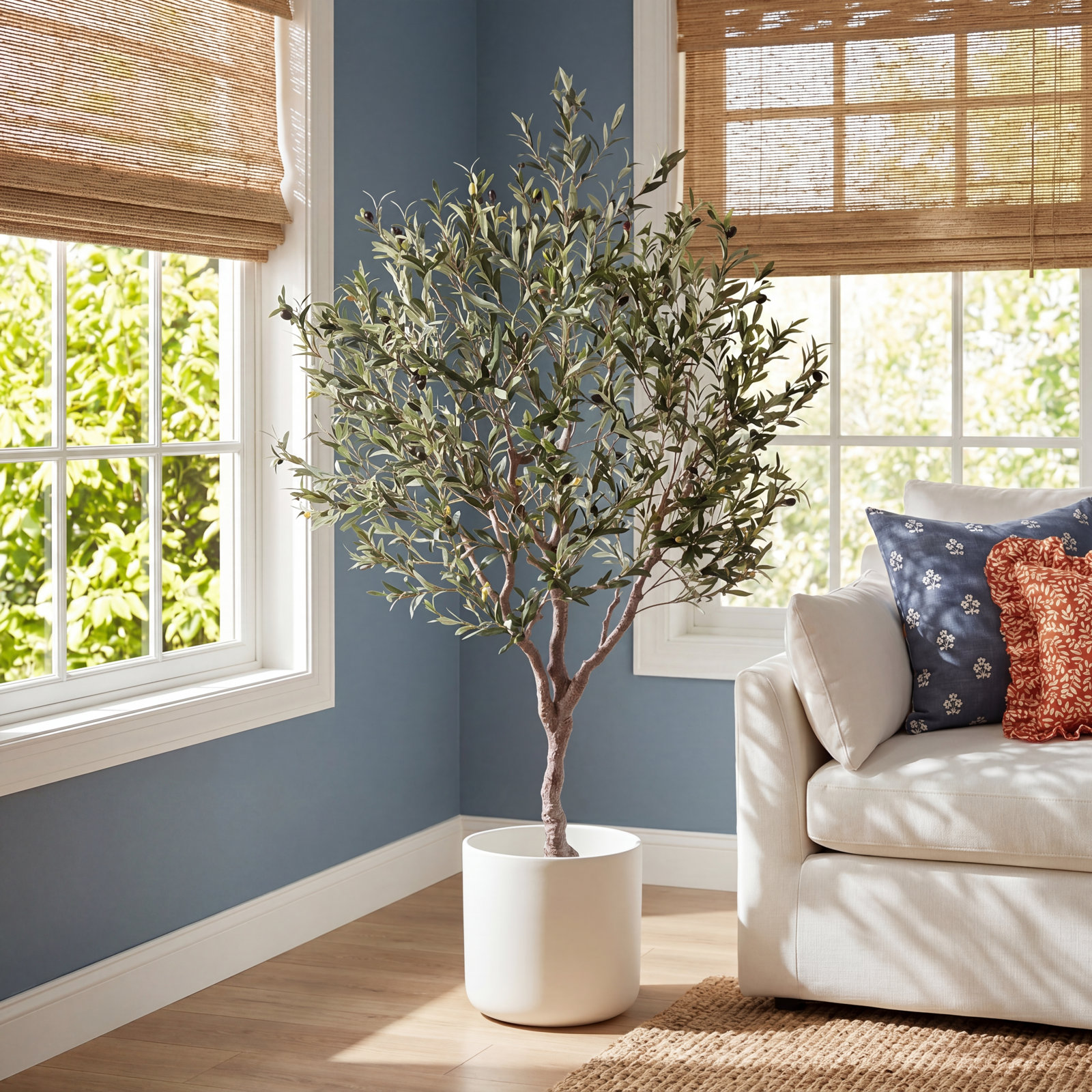 Adcock 84" Olive Tree in Pot