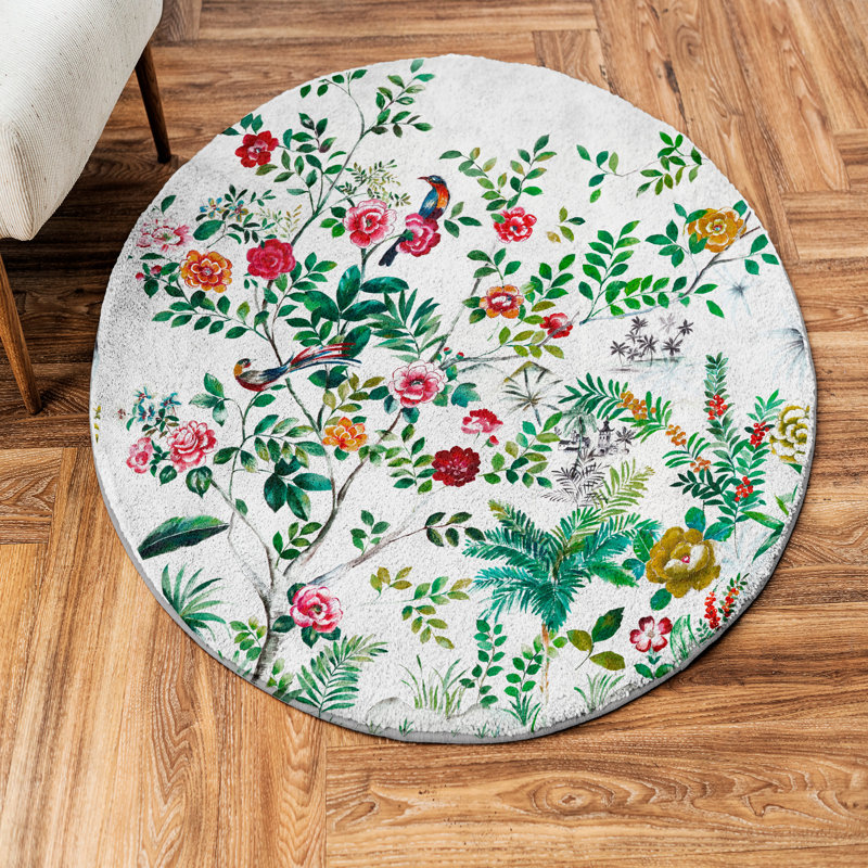 Floral Area Rug