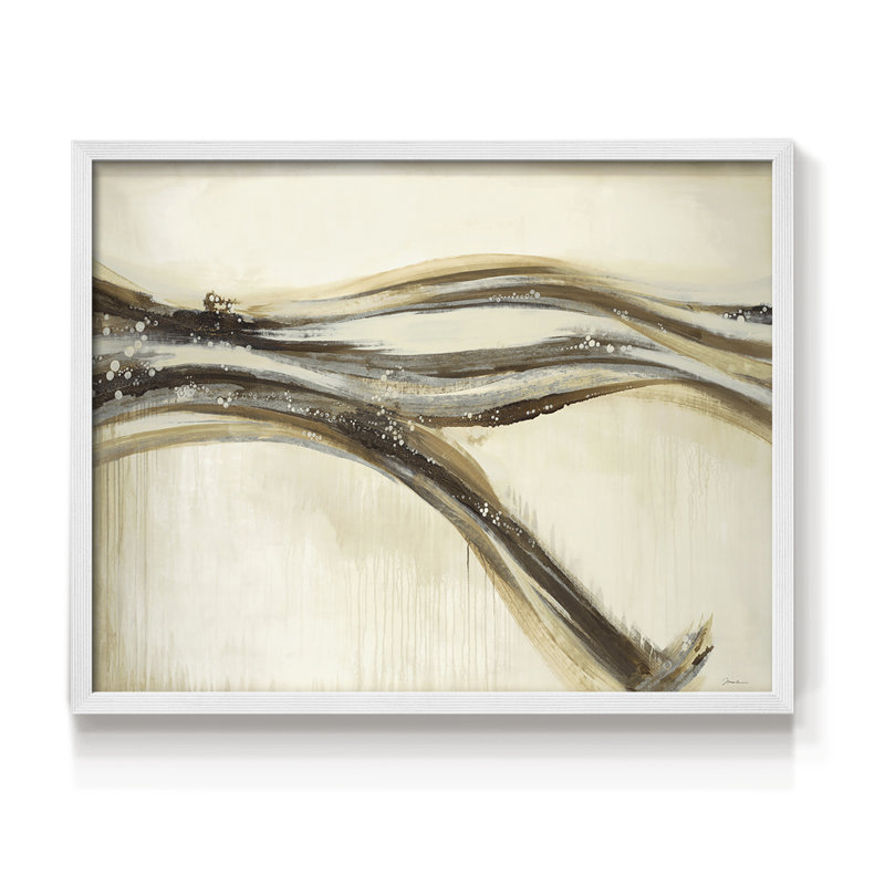 «Catching a Metallic Wave», reproduction encadrée, H 11 po x l 14 po, Blanc