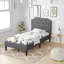Lit plateforme simple tapissier Calvino